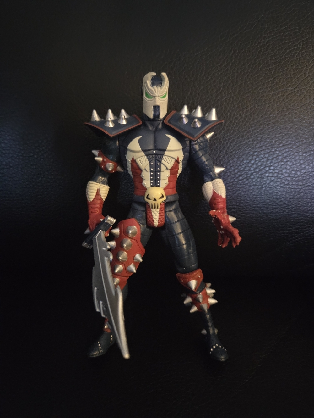 Vintage 1994 Medieval Spawn action figure from McFarlane Toys' Series 1